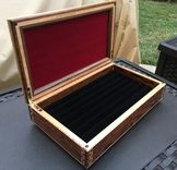 Custom Display Box, Beautiful Double Dovetail Joinery / Carbon Fiber And Epoxy Inlay 3 small