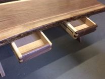 Live Edge Walnut Sofa/Coffee Table 3 small