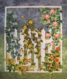 White Picket Fence Wall Quilt 5 small