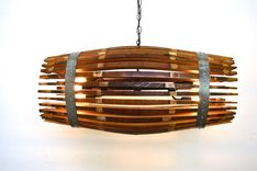 Wine Barrel Chandelier - Catch - Made From Retired California Wine Barrels 3 small