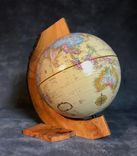 Cherry Burl Globe – Beautiful, One-Of-A-Kind, Live Edge 1 small