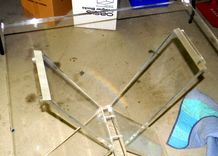 Desk - X Base Frame With Slab Top Or Drawered Top- Hand Crafted Made To Order, Custom Sized 7 small