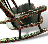 Child’S Hand Painted Rocking Chair 8 small