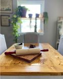 Grimmway Farmhouse Style Dining Table - White Farmhouse Dining Table 2 small