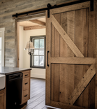 Barn Door Handmade, Rustic Sliding Doors in Multiple Styles for Home Décor, Perfect Gift for Housewarming or Renovation 2 small