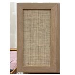 Coastal Charm White Oak Media Center With Rattan Doors 4 small
