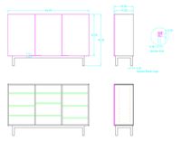 Walnut Credenza 5 small