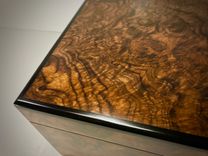Desk Top Humidor- Walnut Burl 2 small