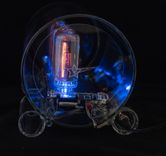 Large Glass Nixie Clock In-18 Model 5 small