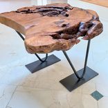 Large Burl-Top Studio Coffee Table 6 small