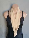 Nude Chiffon Scarf 3 small