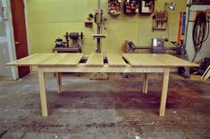 Contemporary Extension Plank Dining Table 3 small