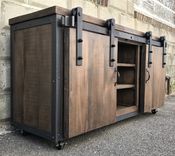 Rustic Industrial Bathroom Sink Vanity / Buffet / Media / Aquarium / Bath Room / Farmhouse 5 small