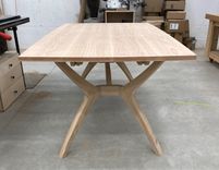 Mid Century Modern Inspired Cherry Extension Table 5 small