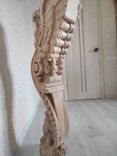 Carved Stair Newel Post Lion 5 small