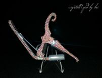 Crystallized Guitar Quick Release Capo Acoustic Electric Genuine European Crystals Bedazzled 1 small
