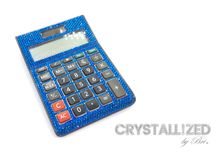 Desktop Calculator Crystallized Office Desk Accessories Bling European Crystals Bedazzled 2 small