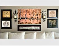 Original - 4 Foot - Mixed Media - Birch Tree Painting One Of A Kind - Art - Only One Available 4 small