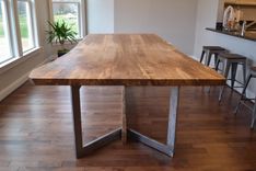 Live Edge Maple Dining Table 2 small