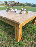 Rustic White Cedar Coffee Table 4 small