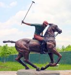 Bronze Horse And Jockey / Bronze Polo Player | Life Size Custom Bronze Statues & Sculptures 1 small