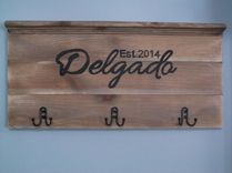 Rustic & Shabby Entry And Foyer Organizers With Coat And Key Hooks 2 small