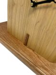 Handcrafted Arts & Crafts Custom Mantel Clock - Cherry And Maple Wood 6 small