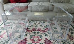 Acrylic Coffee Table With Greek Key Base 3 small
