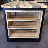 Beetle Kill Pine L-Shaped Desk 4 small