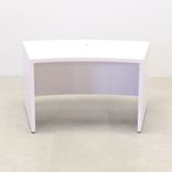 Custom Modern Executive Office Desk, Laminate Top - Seattle Curved Desk 5 small