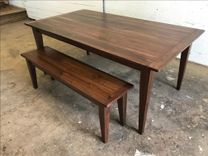 Walnut Shaker Dinning Table 4 small