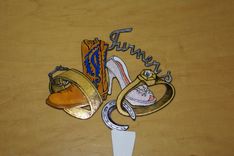 Cake Topper Special Theme Cowboy Boot Heel Multi Color Hand Drawn Graphic Custom Example 3 small