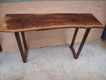 Live Edge Walnut Console Table 6 small
