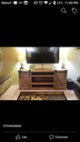 Sliding Barn Door Entertainment Center 5 small