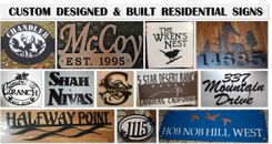 Residential Signs Custom Designed & Built 1 small