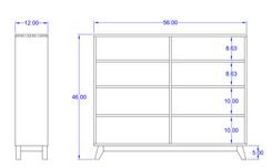 Solid Maple Bookcase With Dovetail Construction 4 small