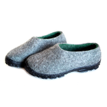 Mens Slip On Felted Shoes Gray Greenery 1 small