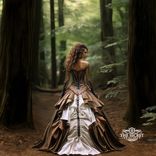 Steampunk Wedding Dress Ai Artwork Inspired Dress 2 small