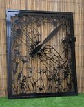 Dragonfly Decorative Steel Gate - Flower Art Wall Panel - Laser Cut Steel Panel 3 small
