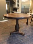 Round Pedestal Table - Solid Wood 1 small