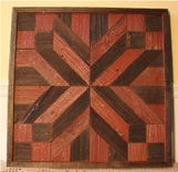 Red X Quilt Reclaimed Wood Wall Art 1 small