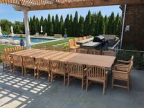 Solid Mahogany Table And Chairs 4 small