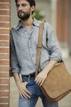 Italian Leather Messenger Bag 1 small