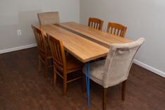 Live Edge Hairpin Dining Table 1 small