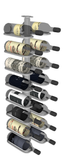 (Floor To Ceiling / Pillar Series) Double Bottle Divide Wine Display 1 small