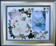Preserved Bridal Bouquet With Wedding Picture 1 small