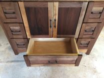 Walnut Vanity With Storgage 4 small