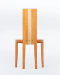 Dining Chair In Solid Cherry And Maple Wood - Gazelle 3 small