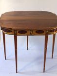 Reproduction William Whitehead D Shaped Federal Card Table 3 small