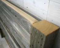 Barn Wood Horizon Headboard With Posts 4 small